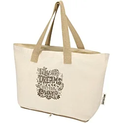 Sierra Recycled Foldable Cotton Tote Bag - Printed