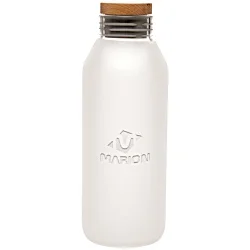 Soren Frosted Glass Bottle - Engraved