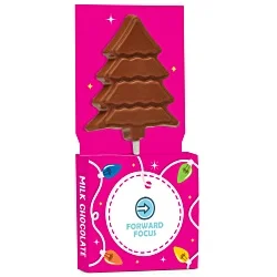 Christmas Tree Chocolate Lolly