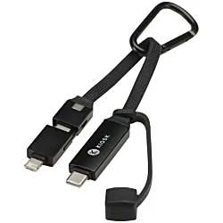 Algieba Charging Cable with Carabiner - Engraved