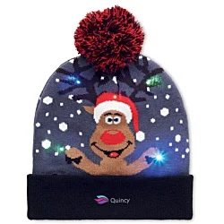 Shimas LED Christmas Beanie - Embroidered