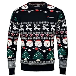 Shamis LED Christmas Jumper - Embroidered
