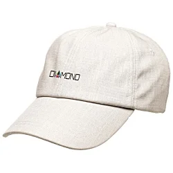 Linen-Blend Baseball Cap - Digital Print