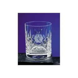 Flamenco Lead Crystal Panel Whisky Tumbler