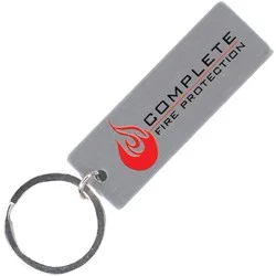 Enamelled Steel Keyring - Medium