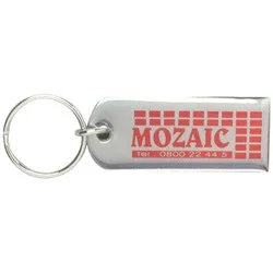 Printed Steel Keyring - Small