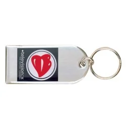 Printed Steel Keyring - Large