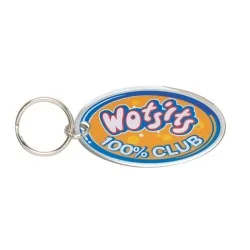 Printed Steel Keyring - Oval