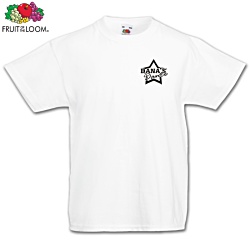 Fruit of the Loom Kid's Value Weight T-Shirt - White