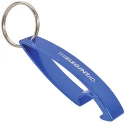 Coloured Bottle Opener Keyring