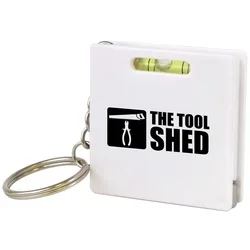 Tape Measure Spirit Level Keyring - Printed