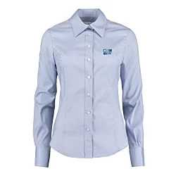 Kustom Kit Women's Corporate Oxford Shirt - Long Sleeve - Embroidered