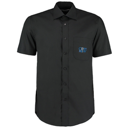 Kustom Kit Men's Business Shirt - Short Sleeve - Embroidered