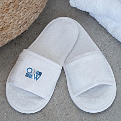 Promotional Slippers - Embroidered