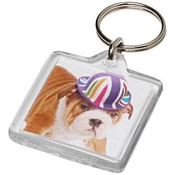 Vial Square Adview Keyring