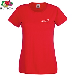 Fruit of the Loom Women's Value T-Shirt - Colours