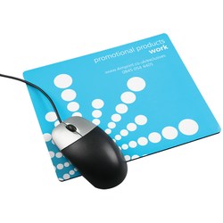 Q-Mat Mousemat - Rectangular - Starburst Design