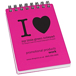 A7 Recycled Jotter - I Love Design