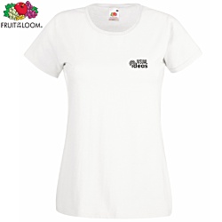 Fruit of the Loom Women's Value T-Shirt - White