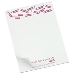 A5 25 Sheet Notepad - Paper Clip Design