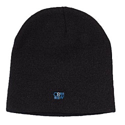 Rolled Down Beanie - Embroidered
