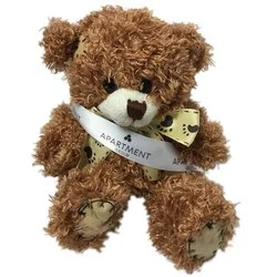 12cm Paw Bear with Sash