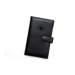 Leather Pocket Wallet with Magnetic Clasp