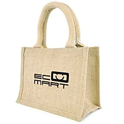 Walton Mini Jute Bag - Natural - Printed