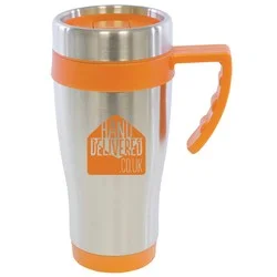 Colour Trim Travel Mug - Printed