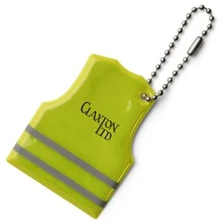 Neon Vest Keychain