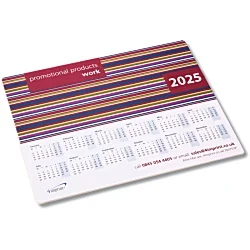 Q-Mat Mousemat - Rectangular - Calendar Design