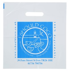 Carrier Bag - Small Square - Clear