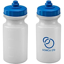 500ml Viz Sports Bottle - Clear - Valve Cap - 3 Day