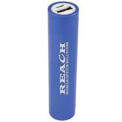Cylinder Power Bank Charger - 2600mAh - Engraved