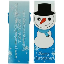 Magnetic Christmas Bookmark - Snowman