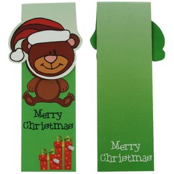 Magnetic Christmas Bookmark - Bear