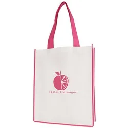 Contrast Non-Woven Shopper - Printed