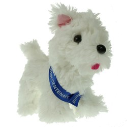 Terrier Dog with Sash