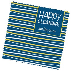 Microfibre Cleaning Cloth - Small - Striped Design