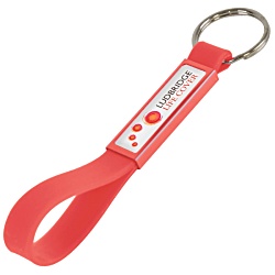 Silicone Domed Keyring