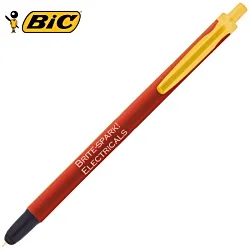 BIC® Clic Stic Stylus Pen - Frosted Clip - Printed