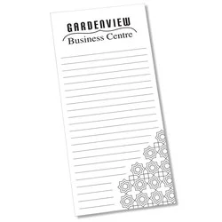 Slimline 25 Sheet Notepad - Colour Me - Flower