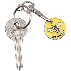 £1 Trolley Coin Keyring