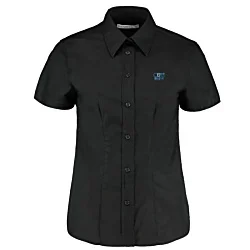 Kustom Kit Women's Workwear Oxford Shirt - Short Sleeve - Embroidered