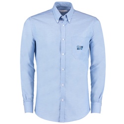 Kustom Kit Men's Slim Fit Workwear Oxford Shirt - Long Sleeve - Embroidered