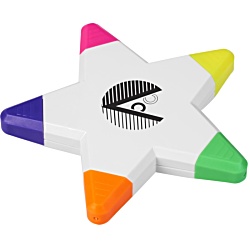 Promotional Star Highlighter - Printed