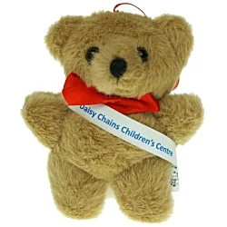 10cm Tiny Teddy with Sash