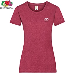 Fruit of the Loom Women's Value T-Shirt - Heather Colours