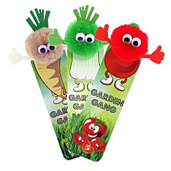 Vegetable Bug Bookmarks - Mixed Veg