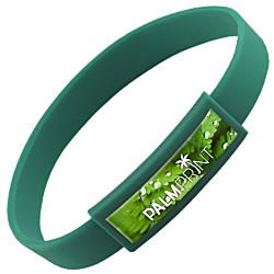 Domed Silicone Wristband